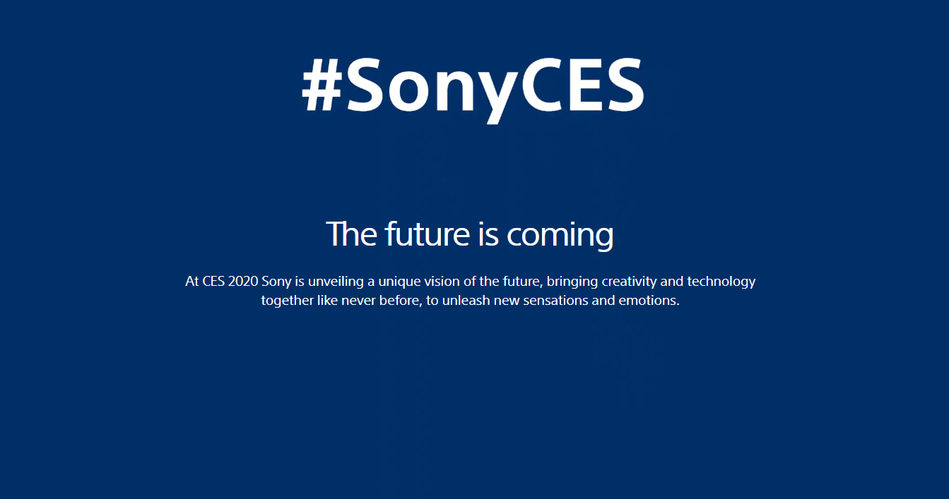 Sony CES PlayStation 5