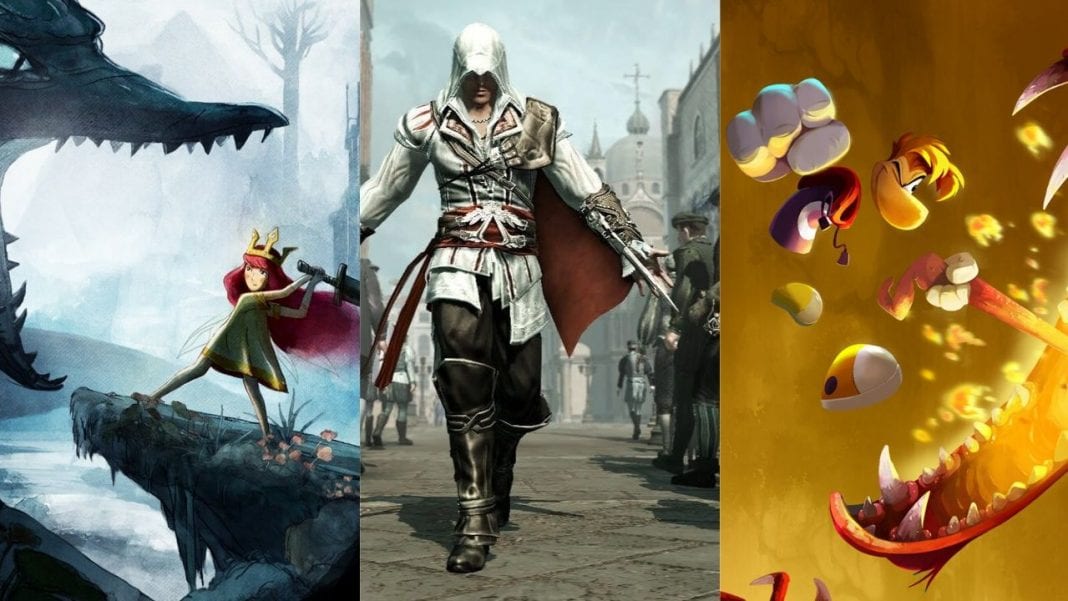 Ubisoft Assassin's Creed 2 Child of Light Rayman Legends Ubisoft Assassin's Creed 2 Child of Light Rayman Legends