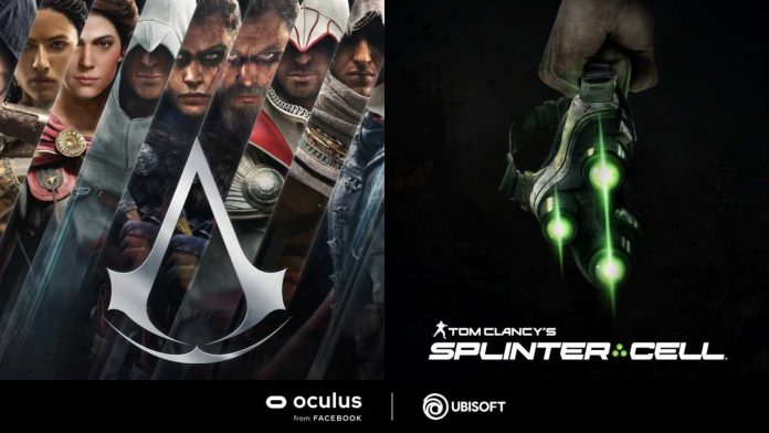 Facebook Connect Ubisoft Assassin's Creed VR Tom Clancy's Splinter Cell VR