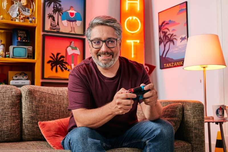 Nuno Markl joga Animal Crossing