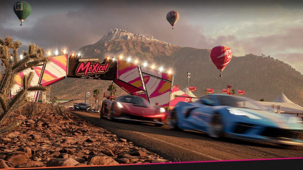 Forza Horizon 5 racing promo  
