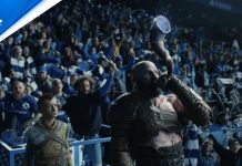 PlayStation | God of War, The Last of Us e Marvel’s Spider-Man 2 em novo spot para a UEFA Champions League Num momento emocionante durante uma vaga na UEFA Champions League, um homem brande uma espada para cativar a multidão, uma reminiscência das batalhas épicas no God of War da PlayStation.