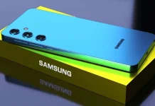 Samsung | Reforça série A com dois novos Galaxy A15 O Samsung Galaxy M20 é colocado em cima de uma caixa.