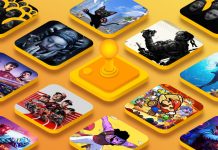 Batata Quente | Os Jogos do Mês de Maio 2024 Uma colagem de vários ícones temáticos de filmes e animações dispostos em torno de um joystick central, simbolizando diversos gêneros de entretenimento.