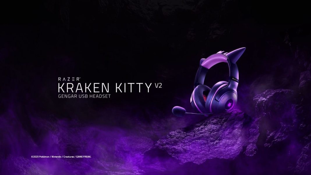 Razer x Pokemon-Kraken Kitty V2 Gengar Edition