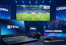 FIFAe | Faz parceria com a Lenovo para impulsionar as finais da competição com tecnologia gaming Legion de alto nível FIFAe Lenovo Legion Formula 1