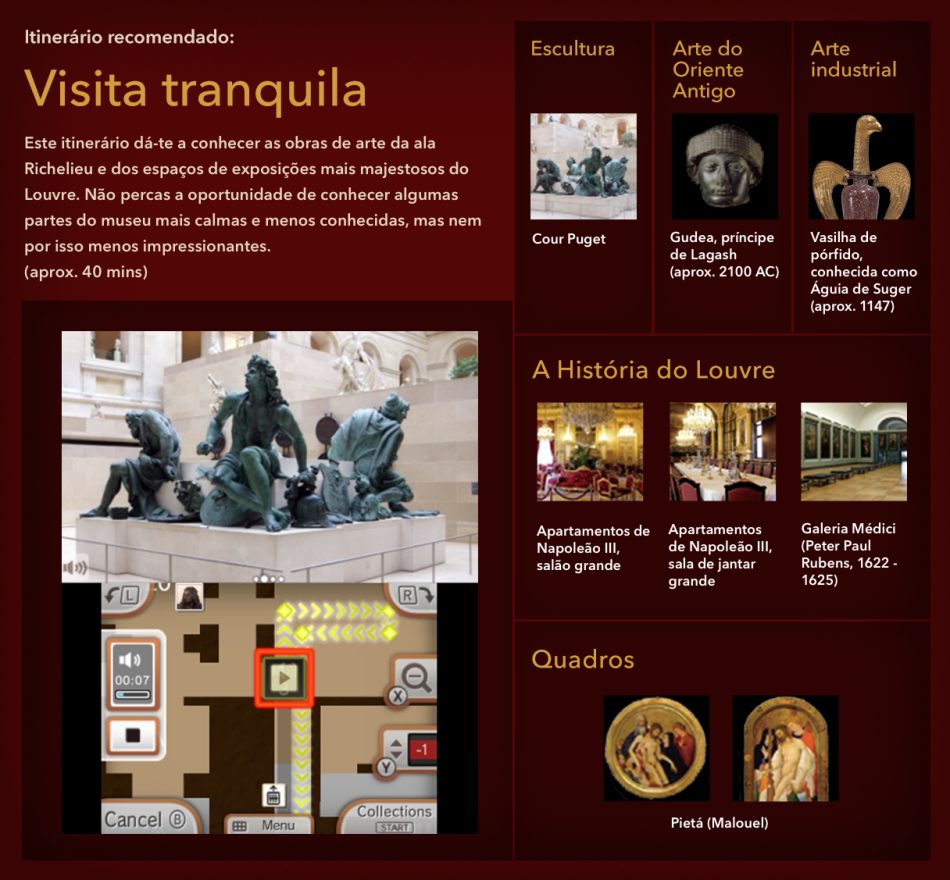 Nintendo 3DS Museu do Louvre