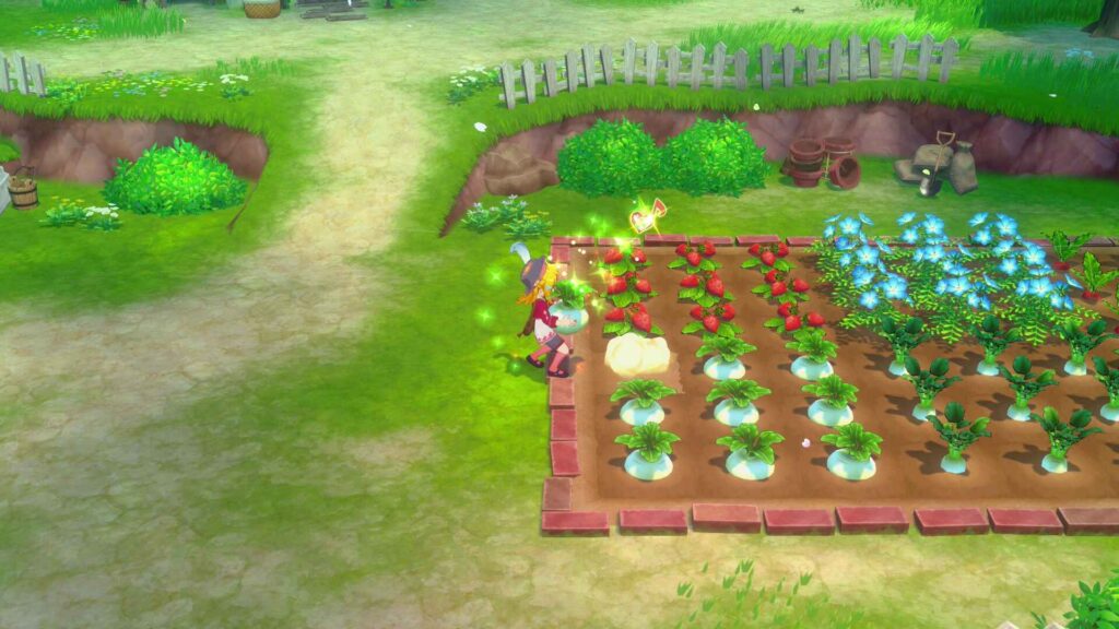 Story of Seasons: Grand Bazaar - colheita de plantações