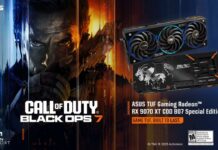 ASUS | Revela a nova placa TUF Gaming Radeon RX 9070 XT Call of Duty: Black Ops 7 Special Edition ASUS TUF Gaming Unveils Call of Duty: Black Ops 7 Edition