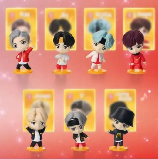 McDonalds TinyTAN BTS Happy Meal Portugal