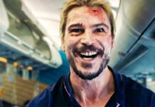 Viagem de Risco | Um filme de ação a 11 mil metros de altitude dos criadores de John Wick, estreia a 30 de outubro Viagem de Risco - Fight or Flight - NOS Audiovisuais